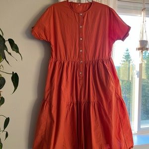 Tangerine In My Pocket Dress